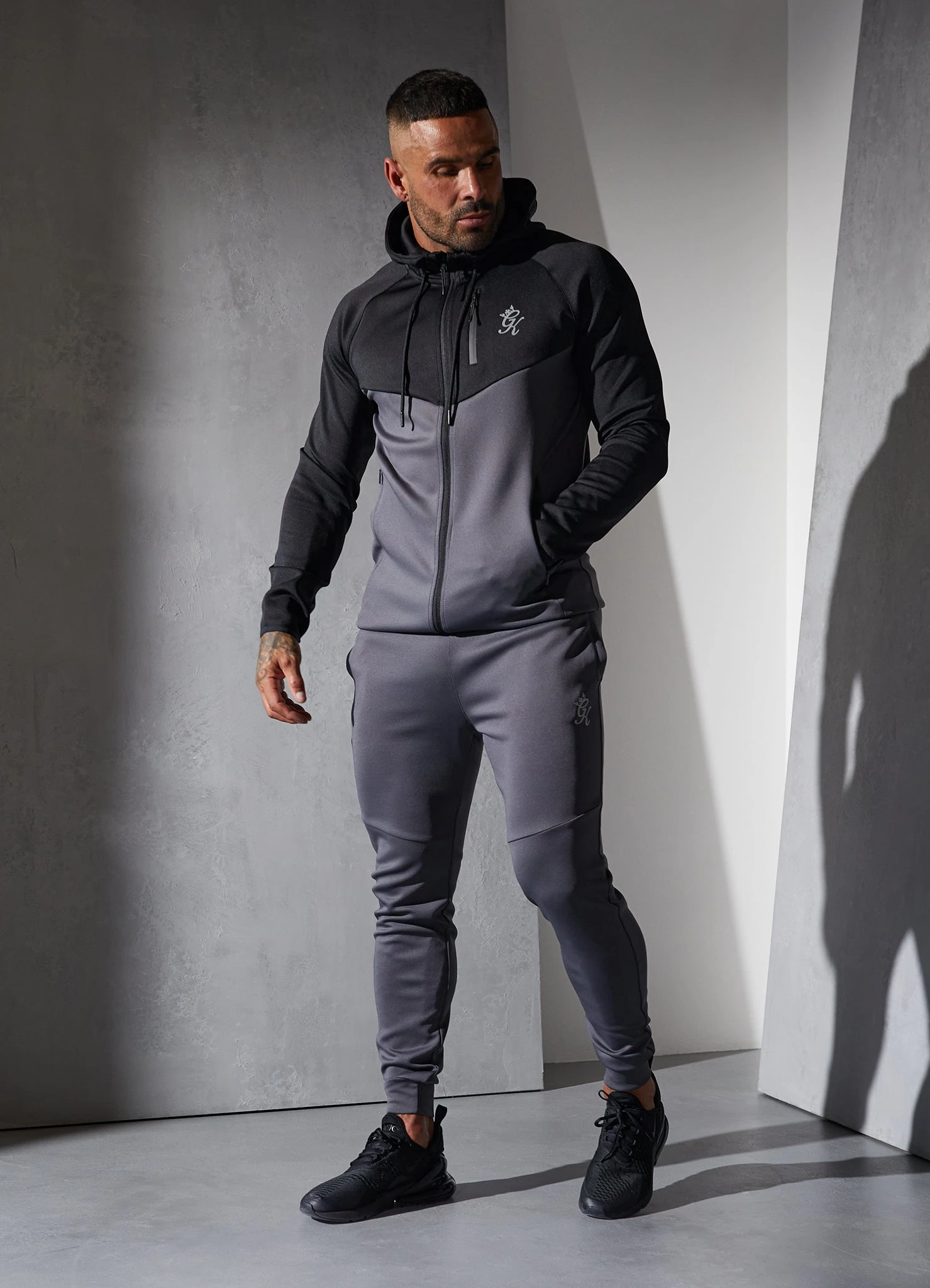 Gym King Precision Full Zip Hood - Graphite 14 Gym King Precision Full Zip Hood - Graphite - Image 12