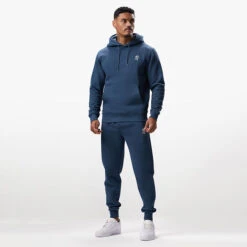 Gym King Fundamental Fleece Hood Tracksuit - Twilight Blue -Gym King Store 1 d6158abd 8e50 4cb6 8d12 46a214ac854c