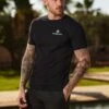 Gym King Pro Classic Tee - Black -Gym King Store 2R3A7256