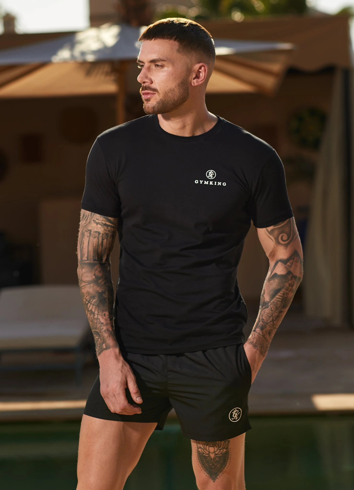 Gym King Pro Classic Tee - Black 7 Gym King Pro Classic Tee - Black - Image 5