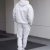 Gym King Established Tracksuit - Light Grey Marl -Gym King Store 2R3A8079copy