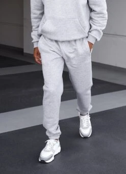 Gym King Established Jogger - Light Grey Marl