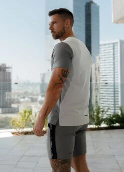 Gym King Taped Core Plus Tee - Steel -Gym King Store 3 01dedad0 bf13 4434 aa0d dfc54c3d09c3