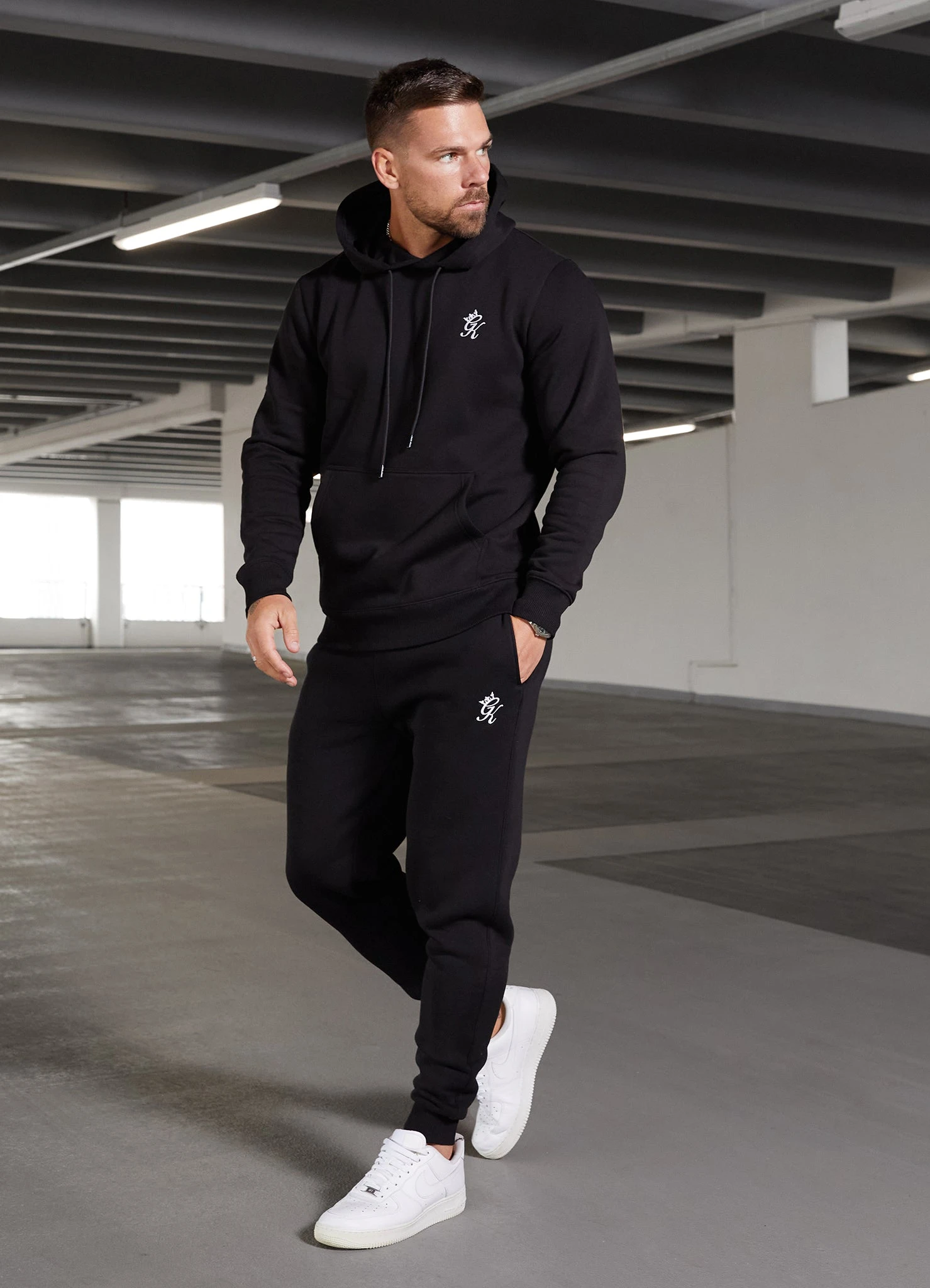 Gym King Fundamental Fleece Jogger - Black 6 Gym King Fundamental Fleece Jogger - Black - Image 4
