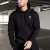 Gym King Fundamental Fleece Hood - Black -Gym King Store 4J6A0382copy
