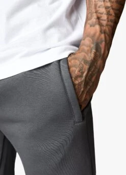 Gym King Covert Linear Logo Jogger - Dark Pewter -Gym King Store 6 261