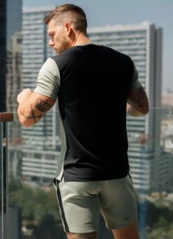 Gym King Taped Core Plus Tee - Soft Khaki -Gym King Store 7 54a6b4a7 66a2 4177 baf7 83551c1801b0