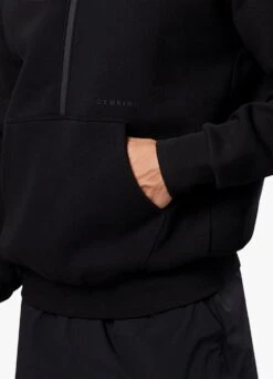 Gym King Alpha 1/2 Zip Hood - Black -Gym King Store ALHA12ZIPHOOD JOGGER BLACKTST A2BG1TSB A2ALJ 103