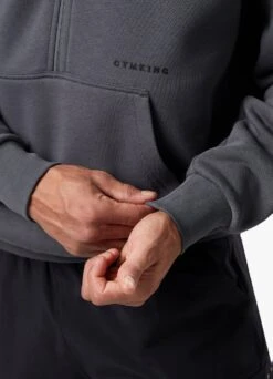 Gym King Alpha 1/2 Zip Hood - Graphite -Gym King Store ALHA12ZIPHOOD JOGGER GRAPHITETST A2BG1TSB A2ALJ 132