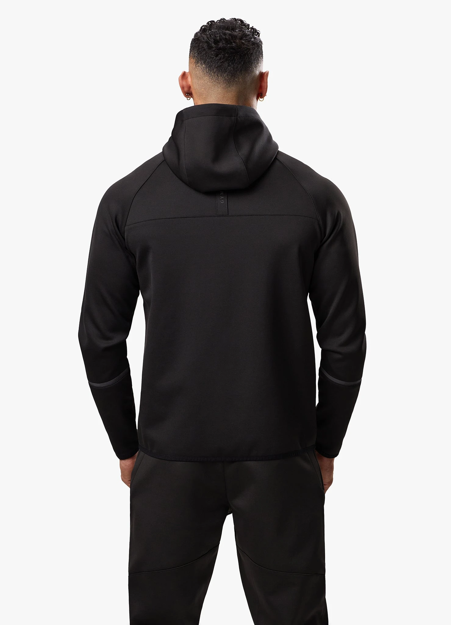 Gym King Alpha Poly FZ Hood - Black 5 Gym King Alpha Poly FZ Hood - Black - Image 3