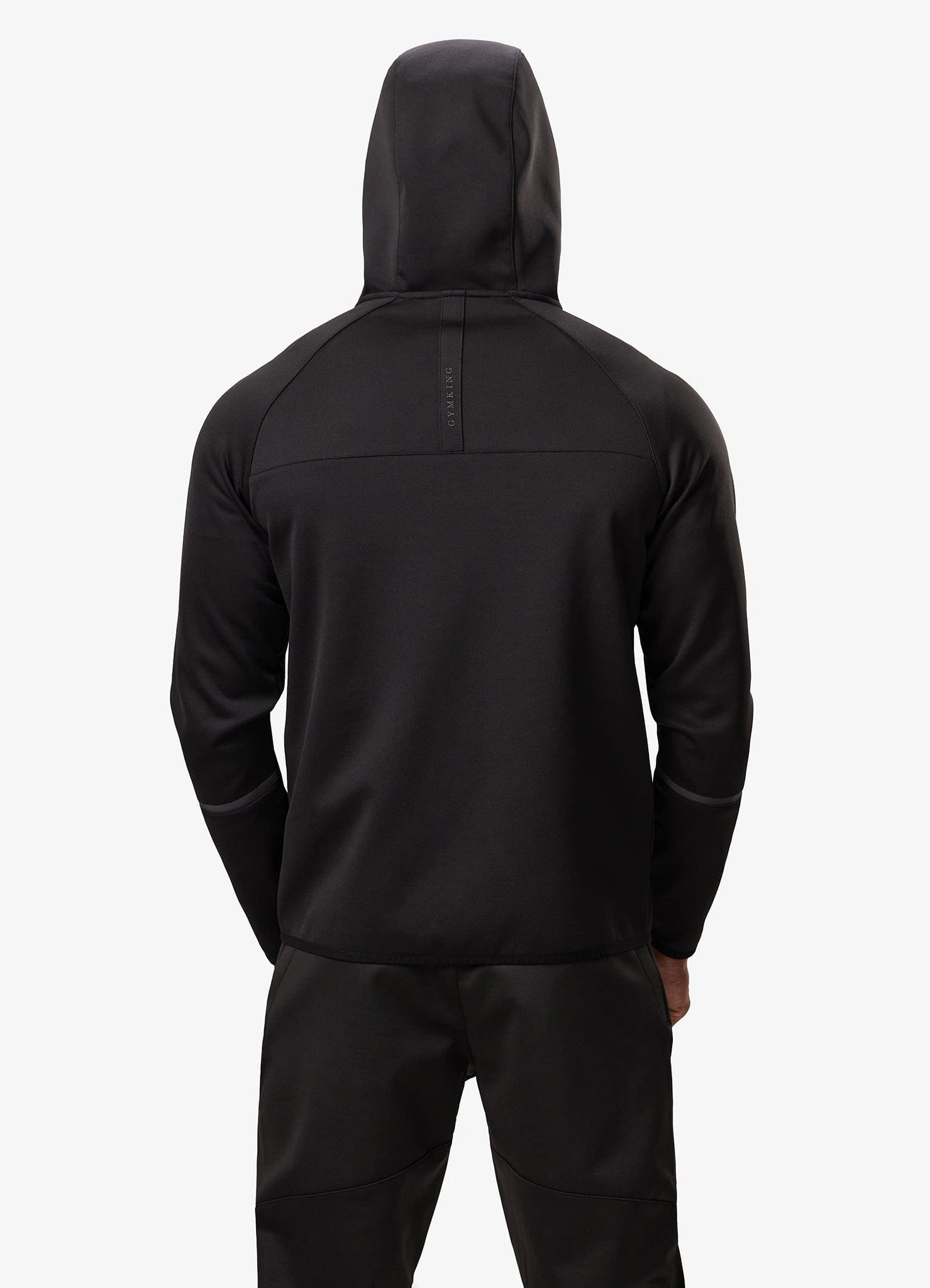 Gym King Alpha Poly FZ Hood - Black 13 Gym King Alpha Poly FZ Hood - Black - Image 11