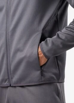 Gym King Alpha Poly FZ Hood - Graphite -Gym King Store ALPHAPOLYFZHOOD JOGGER GRAPHITETST B2BEOTSB A2BFZ 48