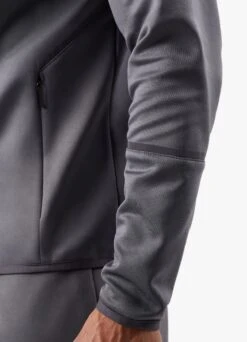 Gym King Alpha Poly FZ Hood - Graphite -Gym King Store ALPHAPOLYFZHOOD JOGGER GRAPHITETST B2BEOTSB A2BFZ 51