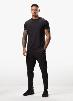 Gym King Alpha Poly Tee - Black -Gym King Store ALPHAPOLYTEE JOGGER BLACKSST A2BFUTSB A2BFY 52