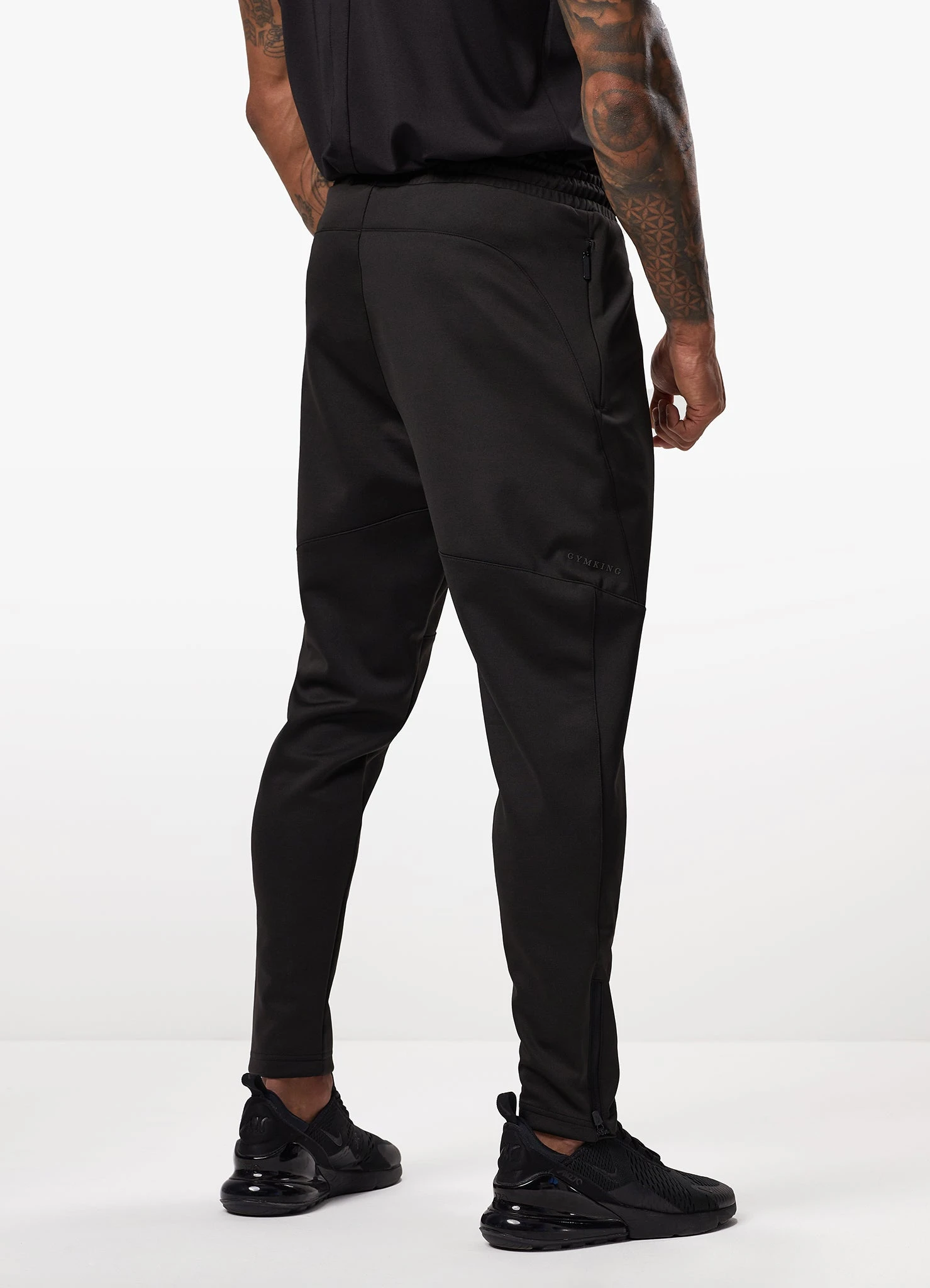 Gym King Alpha Poly Jogger - Black 5 Gym King Alpha Poly Jogger - Black - Image 3