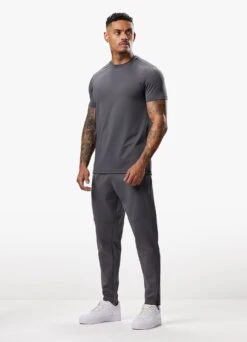 Gym King Alpha Poly Tee - Graphite 22 Gym King Alpha Poly Tee - Graphite -Gym King Store ALPHAPOLYTEE JOGGER GRAPHITESST A2BFWTSB A2BFZ 30