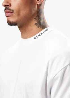 Gym King Alpha Tee - White -Gym King Store ALPHATEE JOGGER WHITEGRAPHITESST A2CQBTSB B2D4S 120