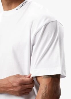 Gym King Alpha Tee - White -Gym King Store ALPHATEE JOGGER WHITEGRAPHITESST A2CQBTSB B2D4S 121