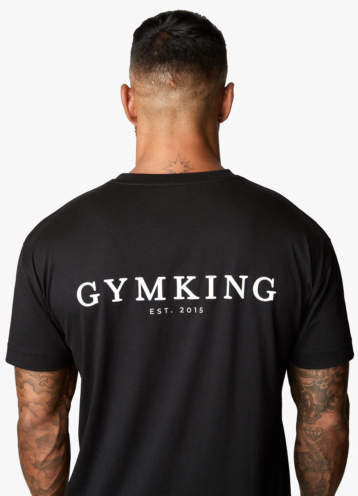 Gym King X Aspinall Limited Edition Established Tee - Black 14 Gym King X Aspinall Limited Edition Established Tee - Black - Image 12
