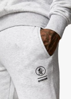 Gym King Aventus Jogger - Snow Marl -Gym King Store AVENTUSCREW JOGGER SNOWMARLSWT A2BLFTSB A2BLN 49