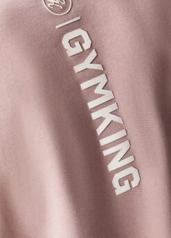 Gym King Aventus Drop Shoulder Crew - Dusky Pink -Gym King Store AVENTUSSWEATSHIRT DUSKYPINKSWT A2CT1 40