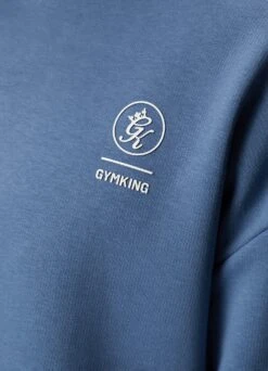 Gym King Aventus Drop Shoulder Crew - Blue Smoke -Gym King Store AVENTUSSWEATSHIRT JOGGER BLUESMOKESWT B2CXWTSB B2CXX 85