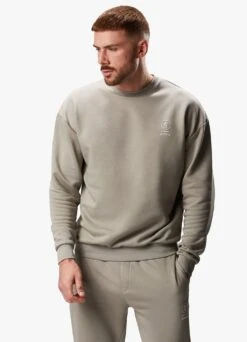 Gym King Aventus Drop Shoulder Crew - Taupe -Gym King Store AVENTUSSWEATSHIRT JOGGER TAUPESWT B2CY1TSB B2CY3 101 a3507437 ec1b 4935 8a61 ae4417d95c94