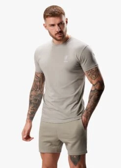Gym King Aventus Tee - Taupe -Gym King Store AVENTUSTEE SHORT TAUPESST B2CY4SHR B2CY6 89