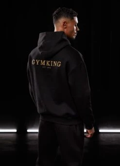Gym King Established Hood & Jogger - Black/Gold -Gym King Store BF23MENSCAMP13391copy c3e49076 4974 4e9b 92b3 849f86a3c97c