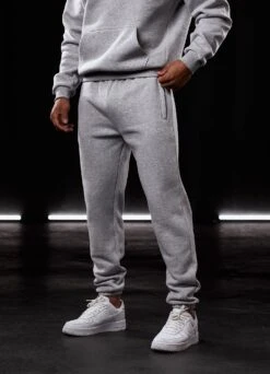 Gym King Established Jogger - Light Grey Marl -Gym King Store BF23MENSCAMP13578copy
