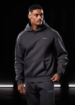 Gym King Established Hood & Jogger - Dark Pewter -Gym King Store BF23MENSCAMP13637copy ed81b4ee 5a66 4695 8d08 12bcd7c567d2