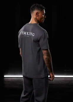 Gym King Established Tee - Dark Pewter -Gym King Store BF23MENSCAMP13688
