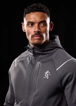 Gym King Reflect Poly FZ Hood - Graphite -Gym King Store BF23MENSCAMP13918copy