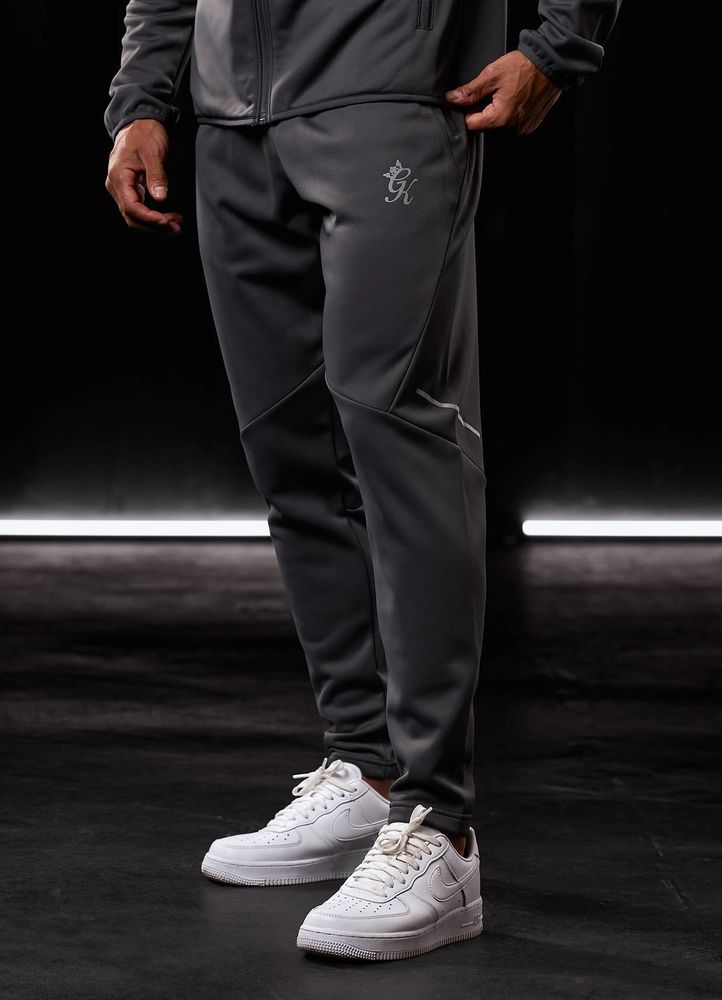 Gym King Reflect Poly FZ Tracksuit - Graphite 19 Gym King Reflect Poly FZ Tracksuit - Graphite - Image 17