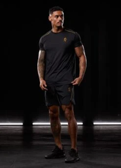 Gym King Flex Tee - Black/Gold -Gym King Store BF23MENSCAMP13954copy 2