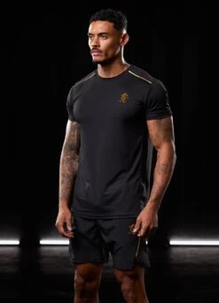 Gym King Flex Tee - Black/Gold -Gym King Store BF23MENSCAMP13964copy 2