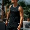 Gym King Brooklyn Mesh Vest - Black -Gym King Store BM21