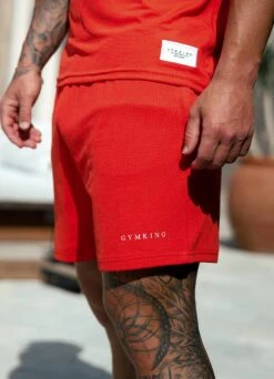 Gym King Brooklyn Mesh Short - Chilli Red -Gym King Store BM5