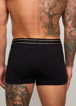 Accessories Gym King Boxers (3PK) - Black/Gold -Gym King Store BOXERS BLACK GOLD 345