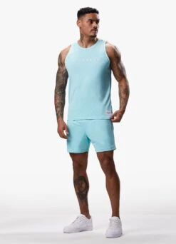 Gym King Brooklyn Mesh Short - Aqua Blue -Gym King Store BROOKLYNMESHVEST SHORT BLUEVST A2COMSHR A2COO250 37e829fe 29d4 417e a9ca d662ae3f28e8