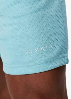 Gym King Brooklyn Mesh Short - Aqua Blue -Gym King Store BROOKLYNMESHVEST SHORT BLUEVST A2COMSHR A2COO259
