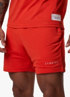 Gym King Brooklyn Mesh Short - Chilli Red -Gym King Store BROOKLYNMESHVEST SHORT REDVST A2CONSHR A2COQ233
