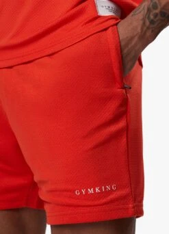 Gym King Brooklyn Mesh Short - Chilli Red -Gym King Store BROOKLYNMESHVEST SHORT REDVST A2CONSHR A2COQ234