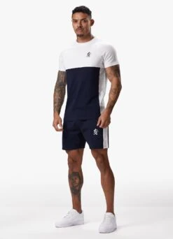 Gym King Contrast Panel Fleece Short - Navy/White -Gym King Store CONTRASTPANELJERSEYTEE SHORT NAVYWHITESST A2CIZSHR A2CJ6 165 83292820 d9b6 4a67 a82f a9fcb07215df