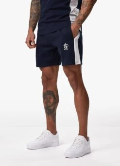 Gym King Contrast Panel Fleece Short - Navy/White -Gym King Store CONTRASTPANELJERSEYTEE SHORT NAVYWHITESST A2CIZSHR A2CJ6 168 21cf1850 e151 4c7d aece 839e823e4639