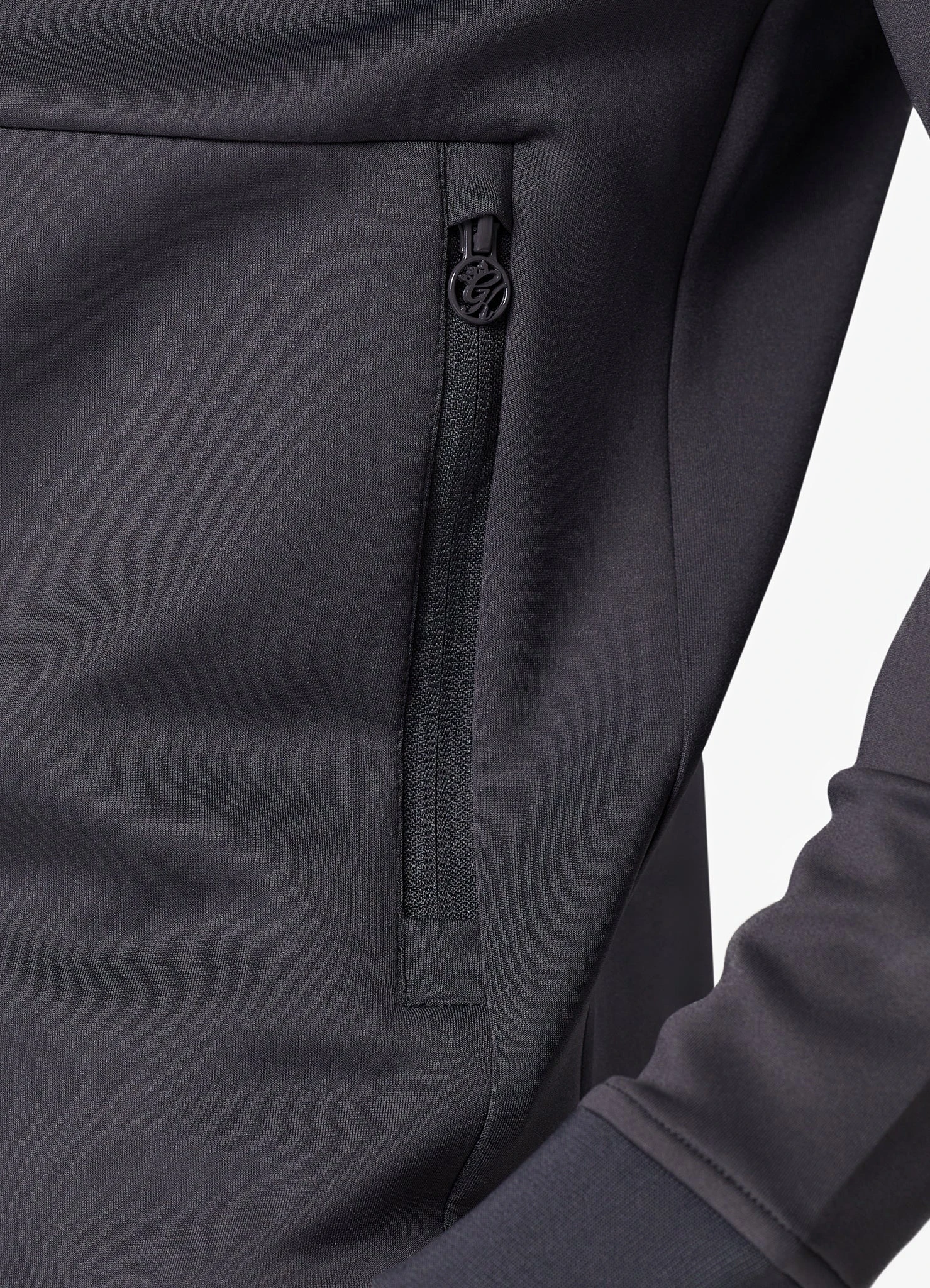 Gym King Core Plus Poly FZ Hood - Graphite 13 Gym King Core Plus Poly FZ Hood - Graphite - Image 11