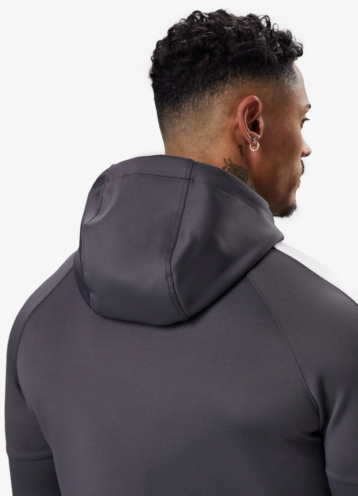Gym King Core Plus Poly FZ Hood - Graphite 10 Gym King Core Plus Poly FZ Hood - Graphite - Image 8