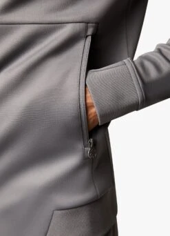 Gym King Core Plus Poly FZ Hood - Grey -Gym King Store COREPLUSPOLYFZHOOD JOGGER GREYTST A2BUSTSB A2BUT 60