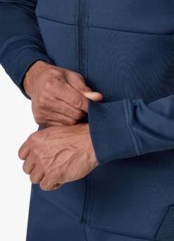 Gym King Core Plus Poly FZ Hood - Moonlight Blue -Gym King Store COREPLUSPOLYFZHOOD JOGGER MOONLIGHTBLUE 321