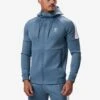 Gym King Core Plus Poly FZ Hood - Smoke Blue 2 Gym King Core Plus Poly FZ Hood - Smoke Blue -Gym King Store COREPLUSPOLYFZHOOD JOGGER STONEBLUETST A2CJETSB A2CJL 357